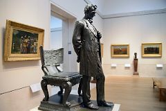 762D Standing Lincoln Bronze Statue Side View - Augustus Saint-Gaudens 1884-87 - American Wing New York Metropolitan Museum of Art.jpg